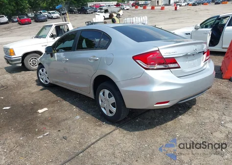 2013 Honda Civic Lx из США, поврежденный, VIN 2HGFB2F53DH504578